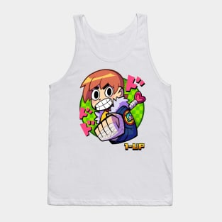 Scott Pilgrim 1-up art Tank Top